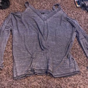 long sleeve  grey shirt
